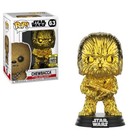 Chewbacca Gold Chrome SW19 Exclusive Funko POP Star Wars Celebration