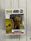 Funko POP! Star Wars: Gold Chrome Chewbacca #63 Galaxy Convention Exclusive C1