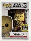 Funko Pop Star Wars Chewbacca Gold Chrome #63 Galactic Convention 2019 Exclusive