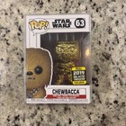Funko Pop! Disney Star Wars Chewbacca Gold Chrome #63 2019 Galactic Convention