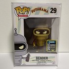 Funko Pop Futurama#29 Bender (Gold - 2015 Summer Convention Exclusive) w/pp