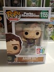Funko Pop! Television #1155 Andy W/ LEG Casts Parks & Recreation GO! Exclusive