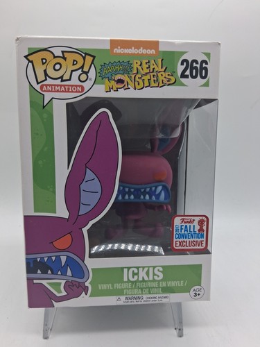 Funko Pop Nickelodeon Ahh Real Monsters Ickis Scary #266 New In Box Vinyl Figure