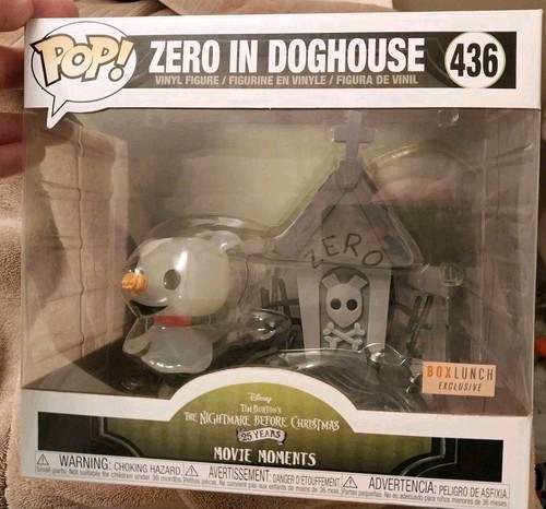 Funko POP! Disney The Nightmare Before Christmas CHASE Zero in Doghouse #436