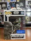Funko Pop! Star Wars ~ IMPERIAL DEATH TROOPER #154 ~ CHROME Walmart Exclusive