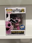 Flocked COURAGE THE COWARDLY DOG Gemini Exclusive Cartoon Network Funko Pop!