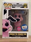 Flocked Courage The Cowardly Dog - Gemini Exclusive Funko Pop 1070