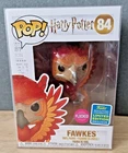 FLOCKED FAWKES Harry Potter SDCC 84 Funko Pop Vinyl New in Mint Box + P/P