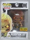 Funko 255 SCORPION Flaming Skull Hot Topic Exclusive Mortal Kombat POP Games
