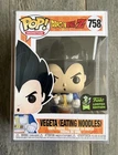 Funko #758 DBZ Vegeta Eating Noodles ECCC 2020 OFFICIAL CON STICKER