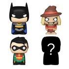 Funko Bitty POP! DC - Batman, Robin, Scarecrow and A Surprise Mystery Mini Figur