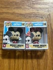 Funko Bitty POP Disney Mickey Mouse #1187 And Minnie Mouse #1188