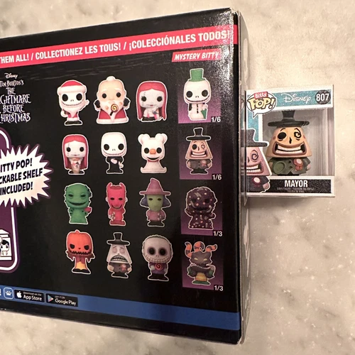 Funko Bitty Pop NBC The Nightmare Before Christmas- 807 Mayor *1/6 Chase*