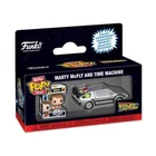 Funko Bitty Pop: Ride Back to the Future - Marty McFly and DeLorean Time Machine