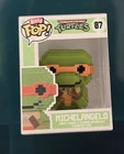 Funko Bitty Pop Teenage Mutant Ninja Turtles 8-Bit MICHELANGELO Chase 1/3