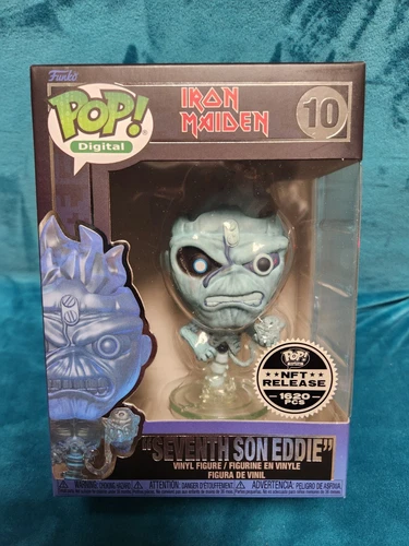 Funko Droppp Digital Iron Maiden Seventh Son Eddie #10 limited Edition Of 1337