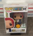 Funko Once Piece -  Shanks #939 (CHASE, limited ed) - New in pop protector!