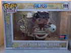 Funko One Piece Luffy with Going Merry #111  2022  Fall Convention Flag Intact