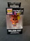 Funko Pocket Pop Keychain Balloon Foxy Five Nights At Freddy's FNAF New
