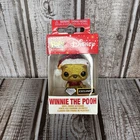 Funko Pocket Pop Keychain Winnie the Pooh Santa Hat Diamond Disney Hot Topic