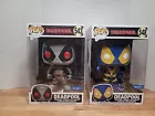 Funko Pop 10" Marvel Deadpool #543 Gray & #548 Blue/Yellow Wallmart Exclusives