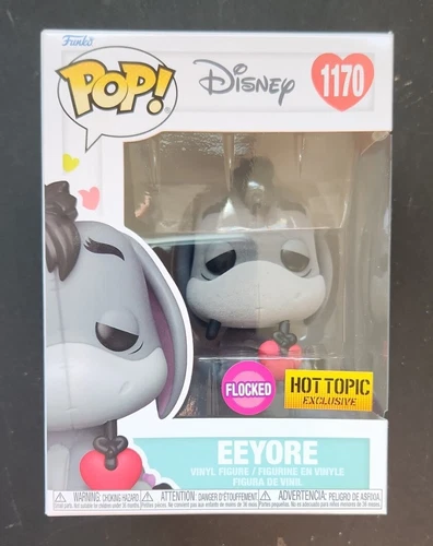 Funko Pop #1170 Disney Eeyore Hot Topic Exclusive Flocked Winnie The Pooh