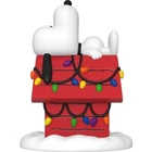Funko POP #1629 Deluxe Peanuts Christmas Snoopy with Doghouse Figure New