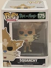 Funko Pop 175 Squanchy Vinyl Figure Rick and Morty With Pop Protector