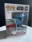 Funko Pop 297 Boba Fett Star Wars Blue Chrome 2019 Star Wars Celebration LE 2500