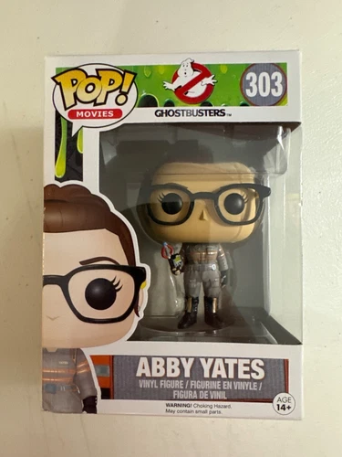 Funko Pop! 303 Abby Yates, Ghostbusters 2016, Vinyl Figure, Collectible, Toy