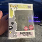 Funko Pop! #412 Disney Doug Porkchop Flocked Chase w Protector