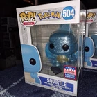 FUNKO POP! #504 SQUIRTLE DIAMOND POKEMON 2021 SUMMER CON EXCLUSIVE