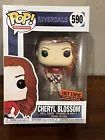 Funko Pop #590 Cheryl Blossom Riverdale Hot Topic Exclusive Sticker NIB