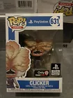 FUNKO POP #631 TLOU Clicker Original With Special Edition & PlayStation Stickers