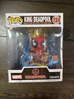 Funko Pop 724 Marvel King Deadpool on Throne PX Exclusive 6” Inch Deluxe Figure