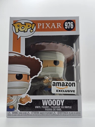 Funko Pop! #976 Disney Halloween mummy Woody Toy Story Amazon Excl. + Protector