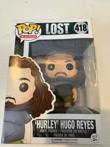 Funko Pop! ABC TV series Lost: 'Hurley'  Hugo Reyes #418 Vaulted - NEW