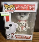 Funko Pop Ad Icons Coca-Cola Polar Bear with Cub #241 With Protector Coca-Cola