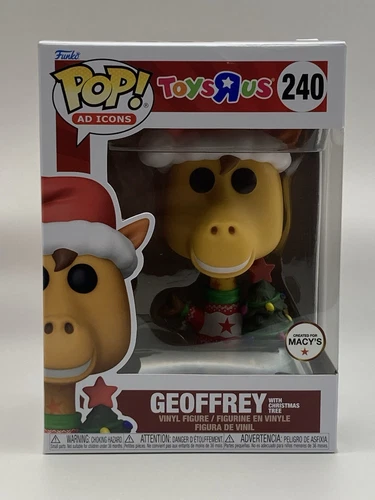 Funko Pop Ad Icons Geoffrey with Christmas Tree #240 ~ Created for Macy's ~ NIB
