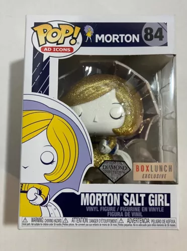 Funko Pop: Ad Icons - Morton Salt Girl #84 Diamond Box Lunch Exclusive