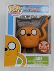 FUNKO POP ADVENTURE TIME JAKE TOY WARS EXCLUSIVE FLOCKED #33 NEW WITH PROTECTOR