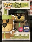 FUNKO POP! ANIMATION: #187 YOGI BEAR FLOCKED GEMINI COLLECTIBLES EXCL • SEE DESC