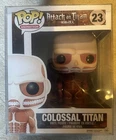 Funko Pop! Animation 23 Attack on Titan Colossal Titan Vinyl Figure with case