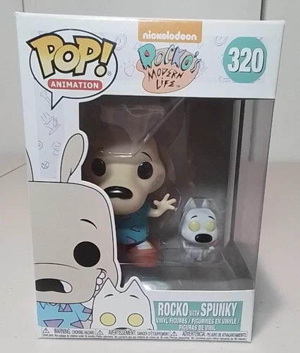 Funko Pop! Animation #320 Rocko with Spunky - Rocko's Modern Life - Nickelodeon