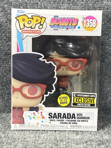 Funko POP! Animation Boruto Sarada With Sharingan EE Exclusive GITD #1358