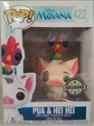 Funko Pop! Animation Disney Moana 422 Pua & Hei Hei Vinyl Figure New A21 P771