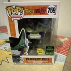 Funko Pop Animation Dragon Ball Z Perfect Cell Vinyl Figure 759 W/ Protector