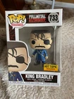 Funko Pop!- ANIMATION- FULLMETAL ALCHEMIST-KING BRADLEY-HOT TOPIC EXCLUSIVE- 733