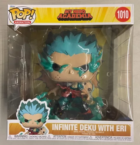 Funko Pop Animation My Hero Academia Infinite Deku with Eri #1010 10" Figure NIB