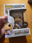 Funko Pop Animation One Piece LUFFY GEAR FIVE #1607 GLOW CHASE GITD READ